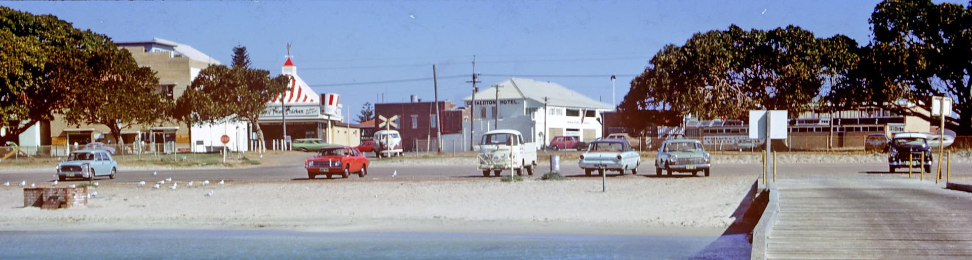 Geraldton Town Hall, 1940s. Photo donated to the Geraldton Regional Library by Mr & Mrs Buchan