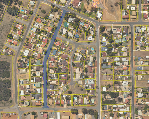 SIte map of works