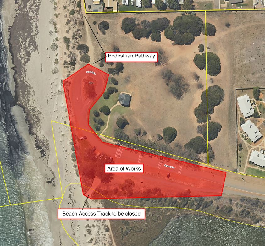 Site map of works