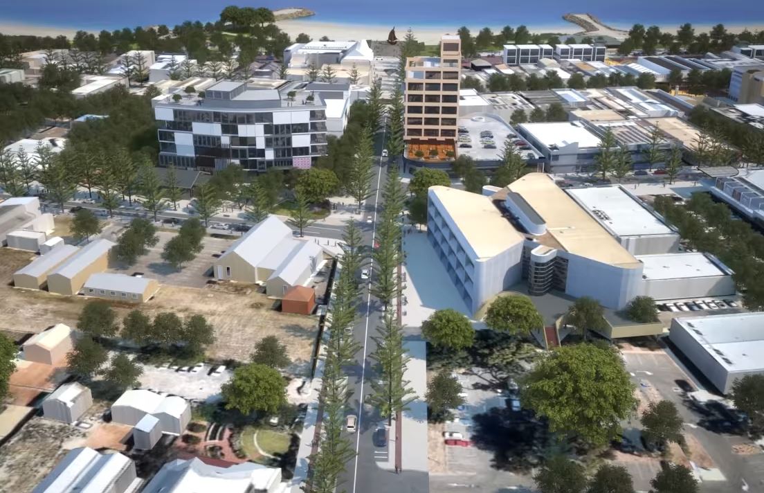 Vision of the Cathedral Avenue upgrade from the 3D-CBD Revitalisation fly through video.  