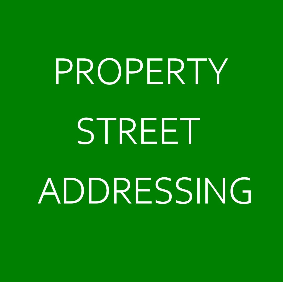 Property Street Addresses