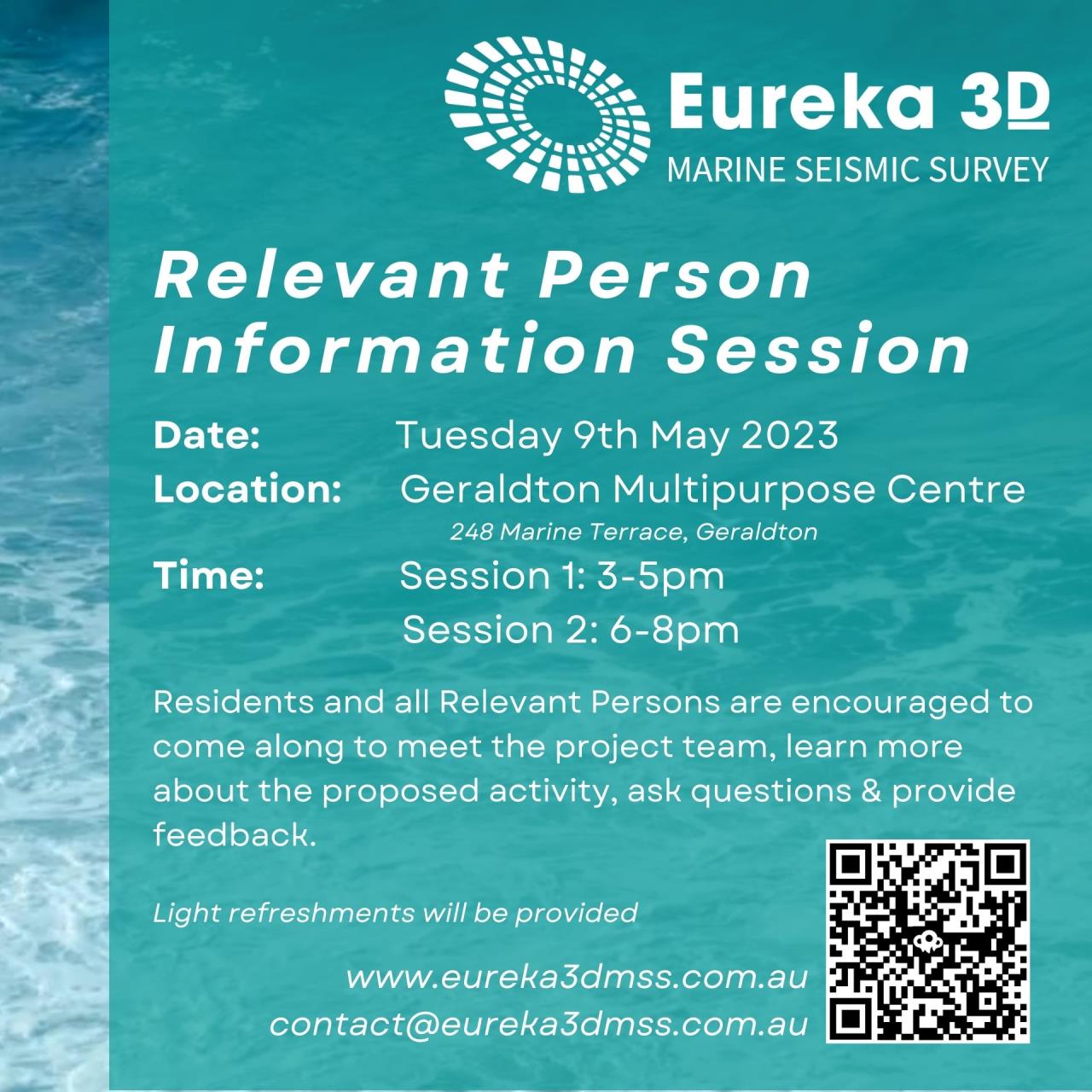 Eureka 3D Marine Seismic Survey