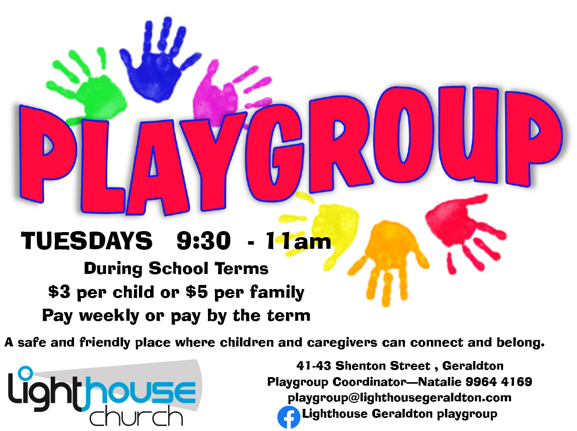 Lighthouse playgroup flyer