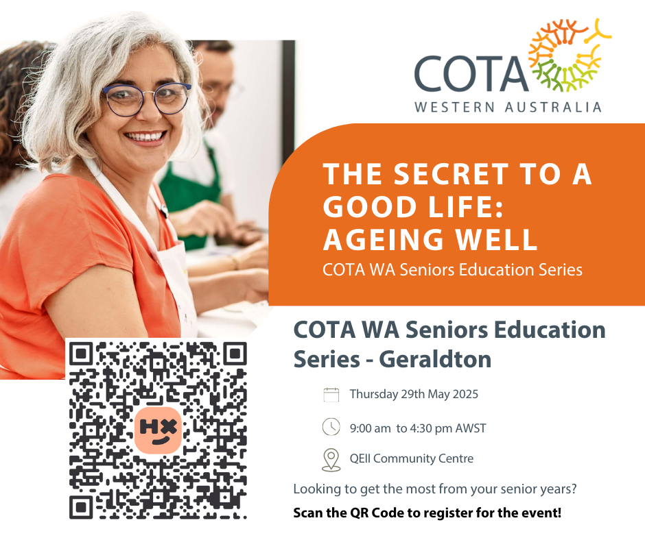 COTA - The Secret to a Good life - Ageing Well