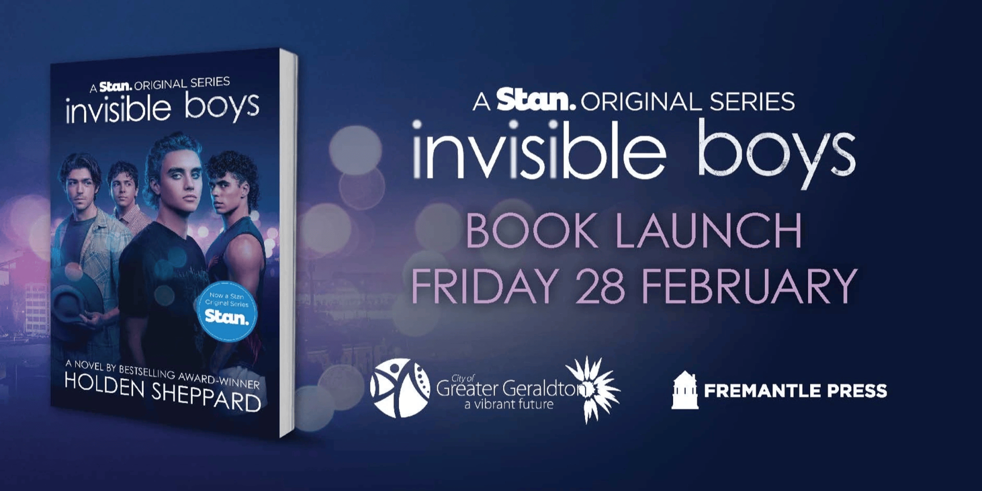 Invisible Boys book launch at Geraldton Regional Library